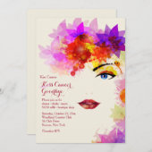 ガンの特定の一目での資金調達招待状 招待状 (正面/裏面)