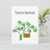 ガンはここに住まない木フクロウ 招待状 (スタンド正面)