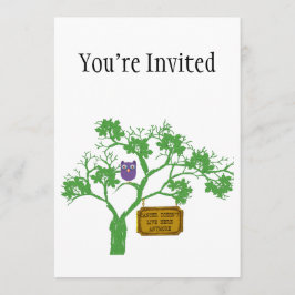 ガンはここに住まない木フクロウ 招待状