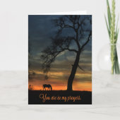 ガンよくなってね あなたは私の祈りの中にカード カード (正面)