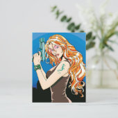 ガンガールオレンジ ポストカード (スタンド正面)