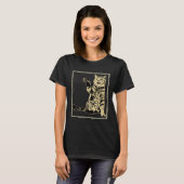 ガンキティ 猫 1 Tシャツ (正面フル)