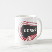 ガンクス登山カラビナー コーヒーマグカップ (正面右)