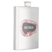 ガンクス登山カラビナー フラスク (右)