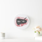 ガンクス登山カラビナー ラウンド壁時計 (ホーム)