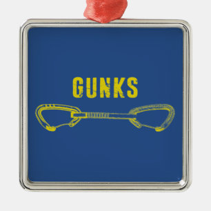 ガンクス登山Quickdraw メタルオーナメント
