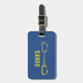 ガンクス登山Quickdraw ラゲッジタグ (正面縦)