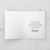 ガンクランタータンチェックホリデーカード シーズンカード (内部)