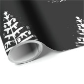 ガンクリスマスツリーオーナメントクリスマスパジャマギフトガン ラッピングペーパー (ロールコーナー)