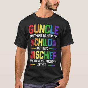 ガンクルの子どもはいたずらゲイ伯父ゴッドファーザー Tシャツ