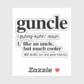 ガンクル(Guncle)の定義 シール (シート)