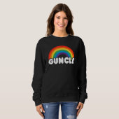 ガンクルLgbt国旗ゲイプライドLgbtq スウェットシャツ (正面フル)