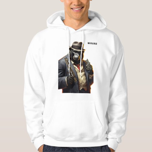 ガングスターのゴリラ焼き熱 パーカ (正面)