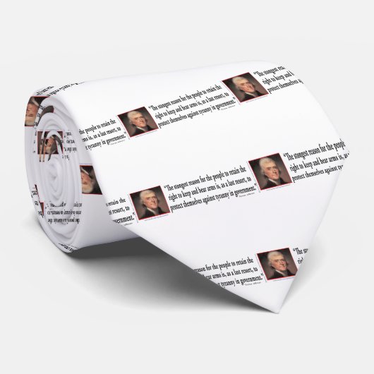 ガンコントロールのトーマス・ジェファーソン ネクタイ (ロール)