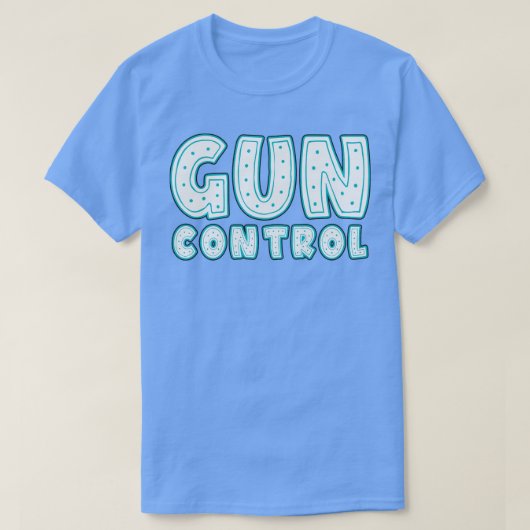 ガンコントロールネオン標識 Tシャツ (デザイン正面)