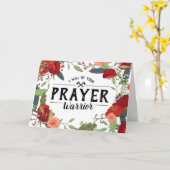 ガンサポート、宗教的、 私はあなたの祈りの戦士です カード (黄色い花)