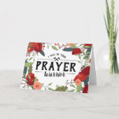 ガンサポート、宗教的、 私はあなたの祈りの戦士です カード (正面)