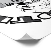 ガンシューターイラストレーション ポスター (角)