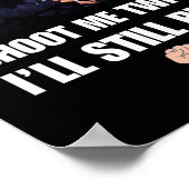 ガンショット – 私はまだ上昇する ポスター (角)