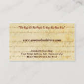 ガンショップコレクター名刺 名刺 (裏面)