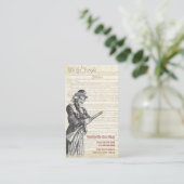 ガンショップビジネスカード 名刺 (スタンド正面)