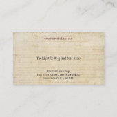 ガンショップビジネスカード 名刺 (裏面)