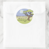 ガンジアース引用文シール ラウンドシール (バッグ)