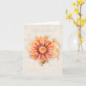 ガンジア カード (黄色い花)