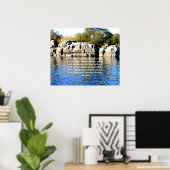 ガンジウィズダムことわざの運命の引用 ポスター (ホームオフィス)