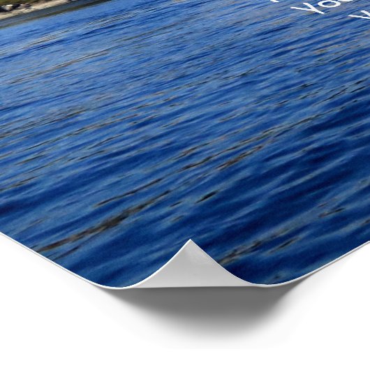 ガンジウィズダムことわざの運命の引用 ポスター (角)