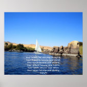 ガンジウィズダムことわざの運命の引用 ポスター (正面)