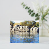 ガンジウィズダムことわざの運命の引用 ポストカード (スタンド正面)