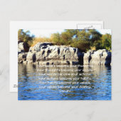 ガンジウィズダムことわざの運命の引用 ポストカード (正面/裏面)