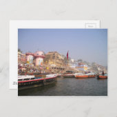 ガンジス川 ポストカード (正面/裏面)