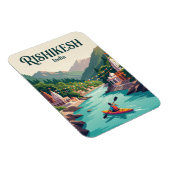 ガンジス川 リシケシ インド マグネット (右側)