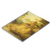 ガンジス川、c.1820-30 (キャンバスの油)の銀行 ノートブック (左側)