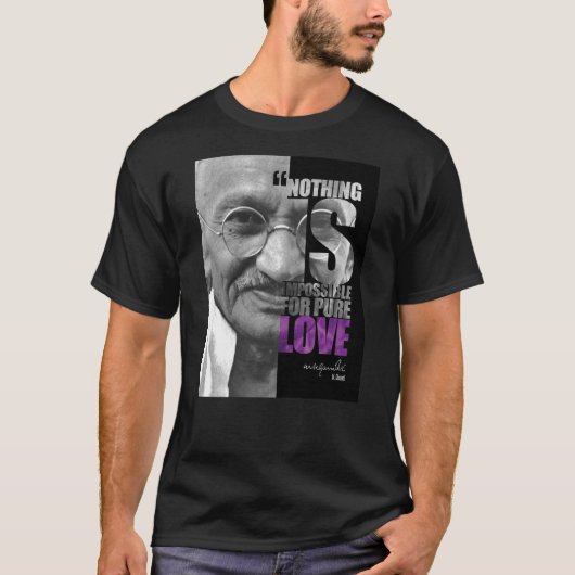 ガンジダークTシャツは不可能なことはない Tシャツ (正面)