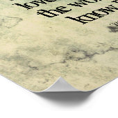 ガンジピ感動的ース引用文タイポグラフィポスター ポスター (角)