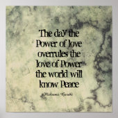 ガンジピ感動的ース引用文タイポグラフィポスター ポスター (正面)