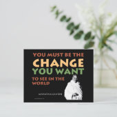 ガンジポストカード ポストカード (スタンド正面)