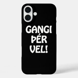 ガンジヴァル!頑張れ!アイスランド語 iPhone 16 PLUSケース
