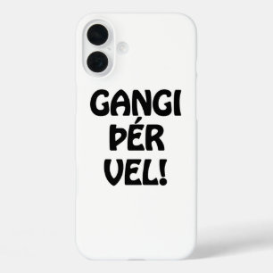 ガンジヴァル!頑張れ!アイスランド語 iPhone 16 PLUSケース