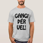 ガンジヴァル！頑張れ！アイスランド語 Tシャツ (正面)