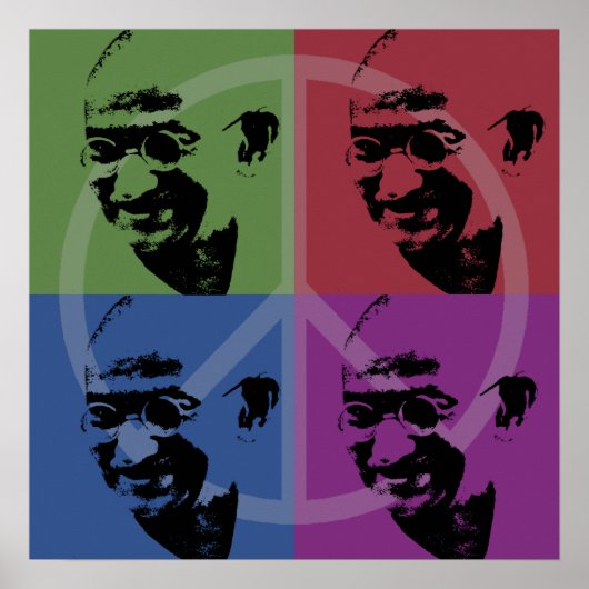 ガンジーのポスター ポスター (正面)