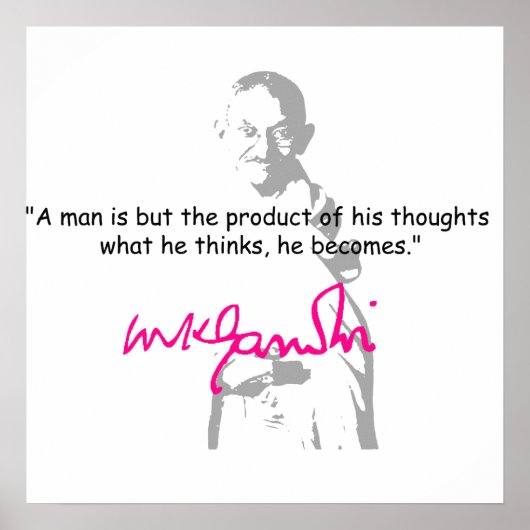 ガンジーのポスター ポスター (正面)