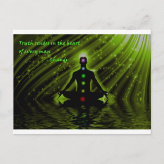 ガンジーの知恵 ポストカード