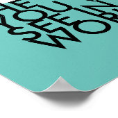 ガンジー引用文のポスターが変はっきりした更だモダン ポスター (角)