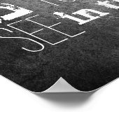 ガンジー引用文のポスターはグレーの変化ウォールアートである ポスター (角)