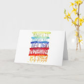 ガンジー引用文 カード (黄色い花)