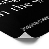 ガンジー引用文 ポスター (角)